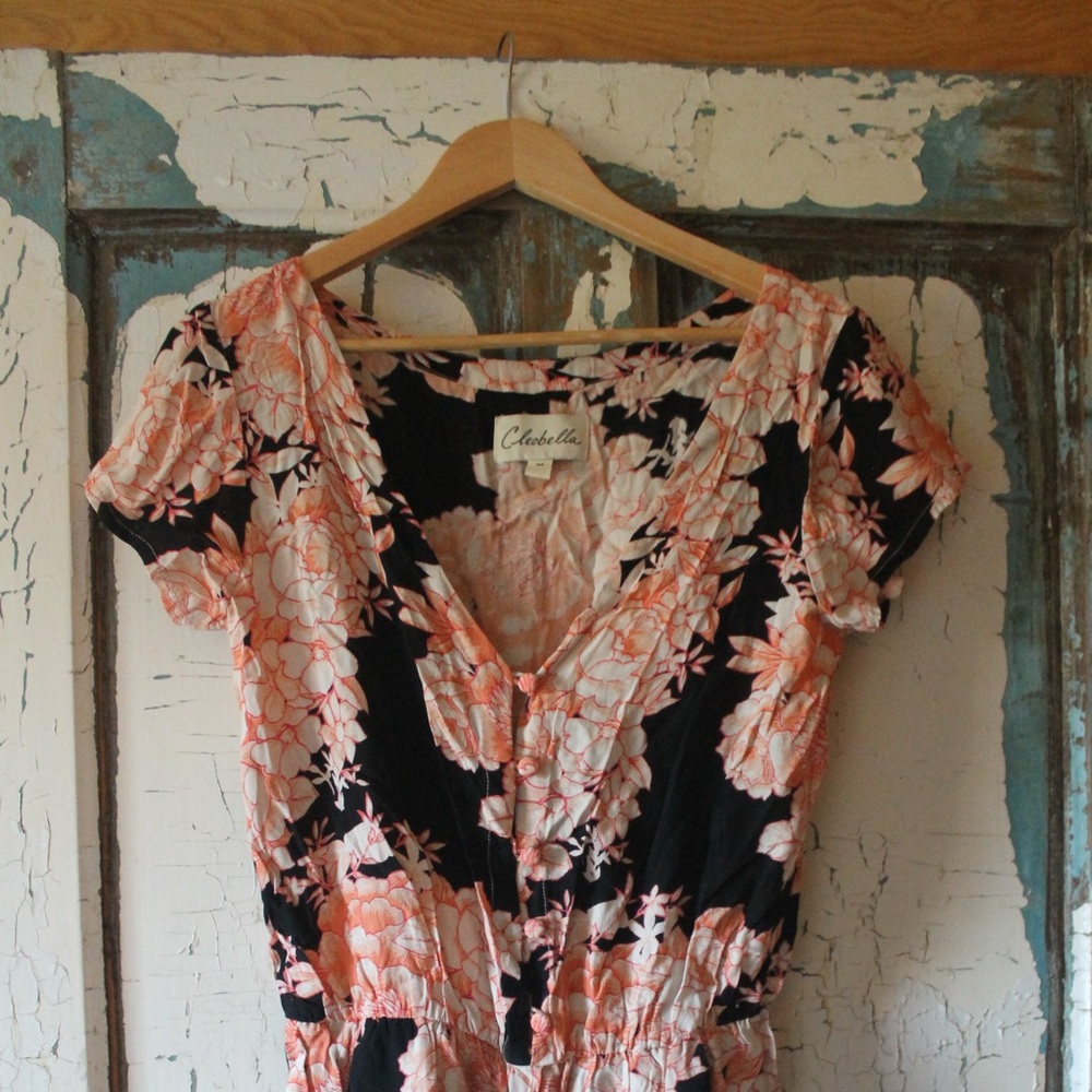 Cleobella short floral print romper